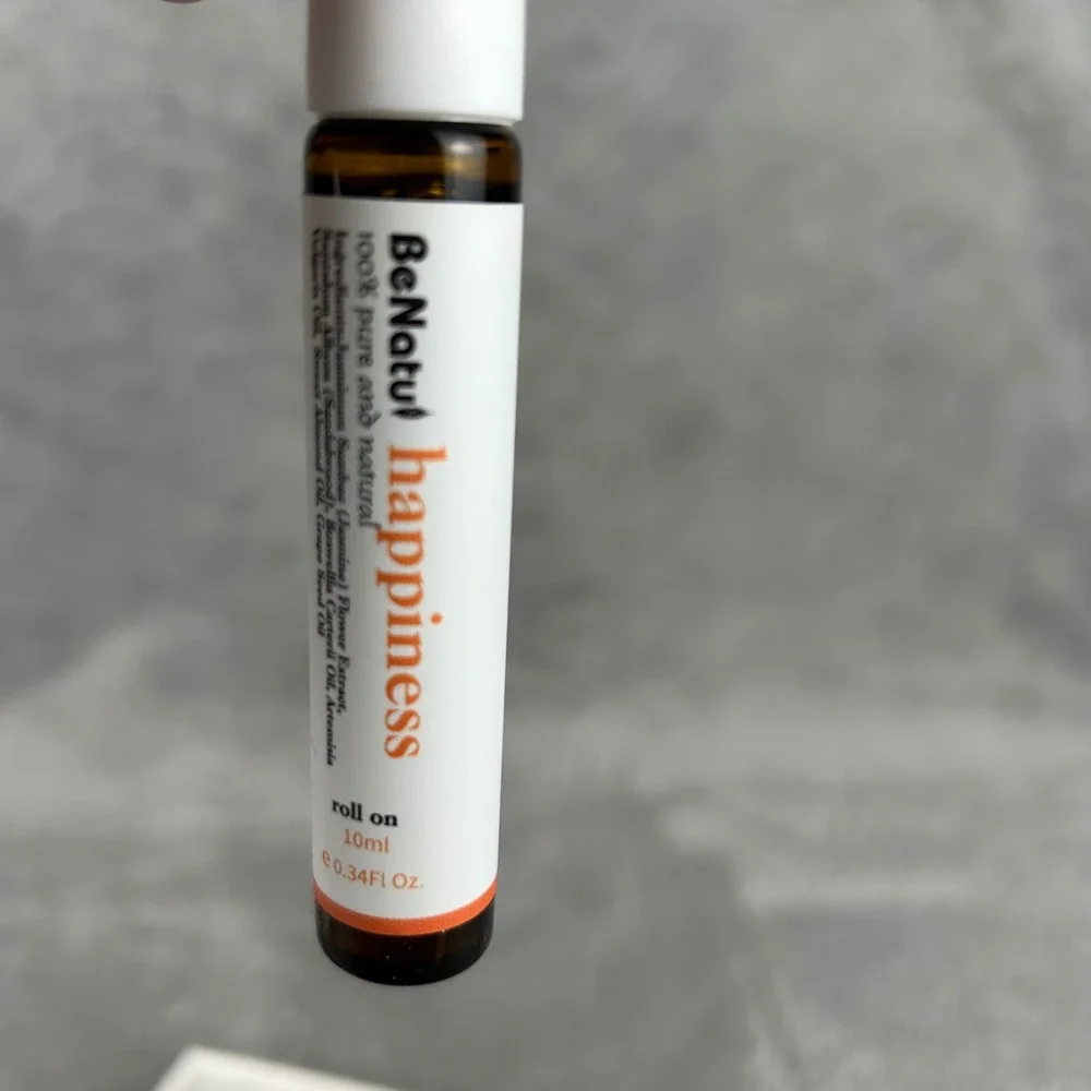BeNatu Essential Oil Roll On Set 3pk Breathe Focus Happiness 10ml Aromatherapy